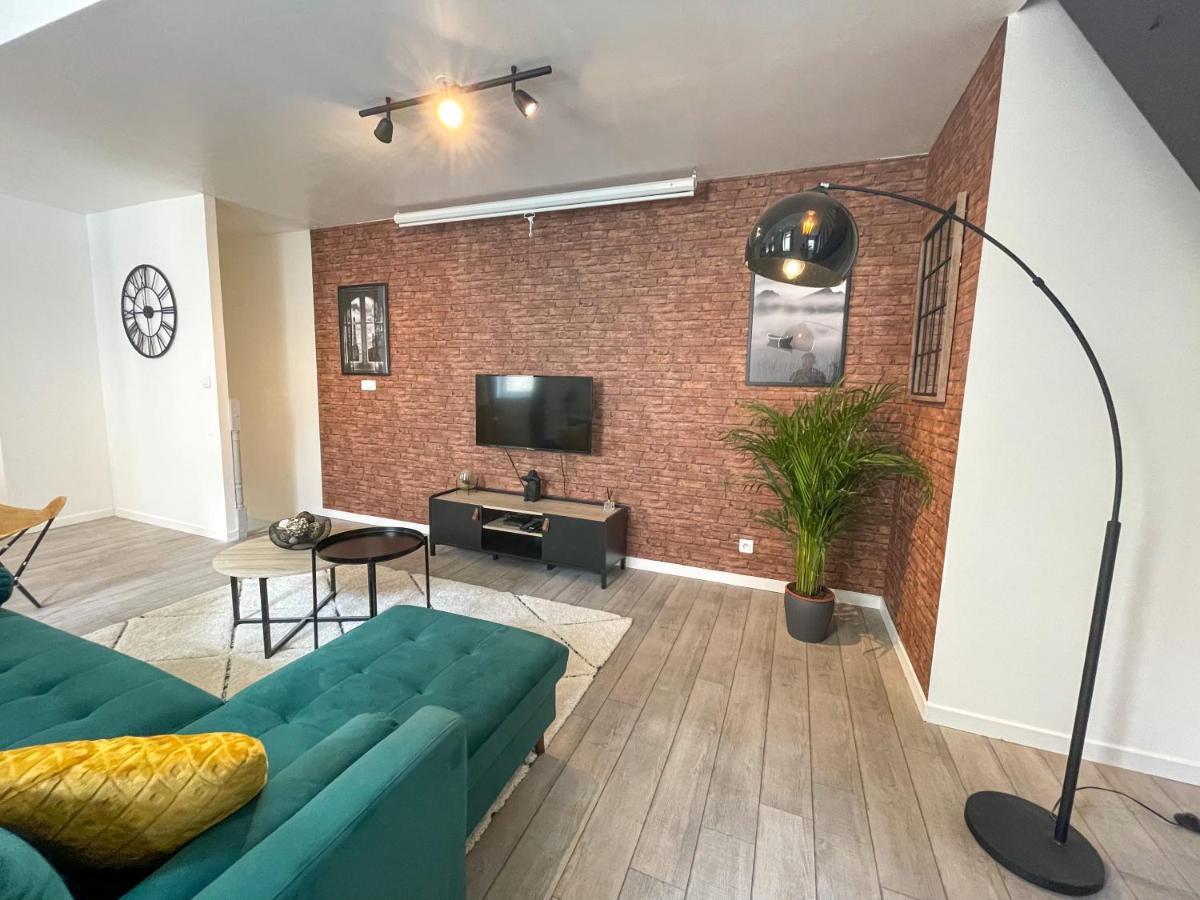 Superbe Appartement-Sauna-Cinema-Parking-Gare Amiens Dış mekan fotoğraf