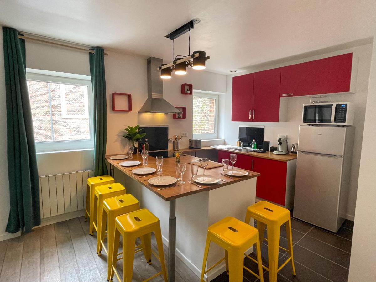 Superbe Appartement-Sauna-Cinema-Parking-Gare Amiens Dış mekan fotoğraf