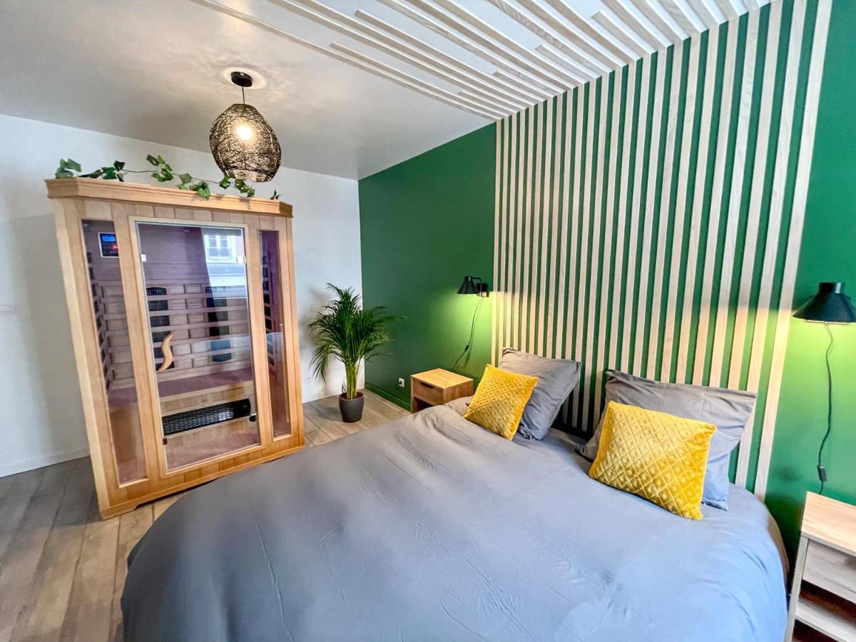 Superbe Appartement-Sauna-Cinema-Parking-Gare Amiens Dış mekan fotoğraf