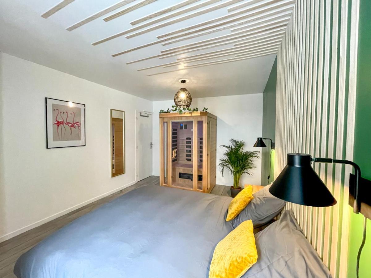 Superbe Appartement-Sauna-Cinema-Parking-Gare Amiens Dış mekan fotoğraf